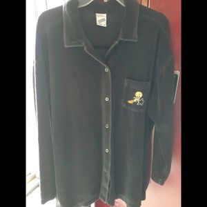 Tweety terry cloth cotton jacket/ looney toons